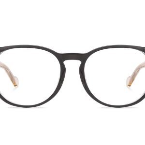 Black Full Rim Round Eyeglasses P133